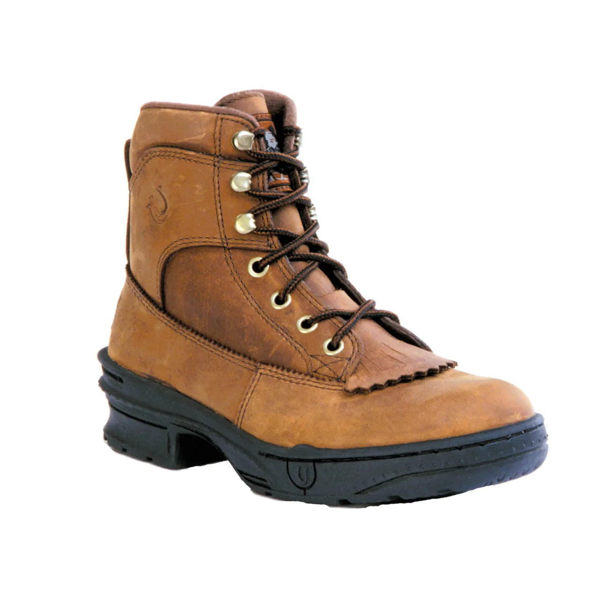 Roper Men's Kiltie Crossrider Boots- Rocky Brown