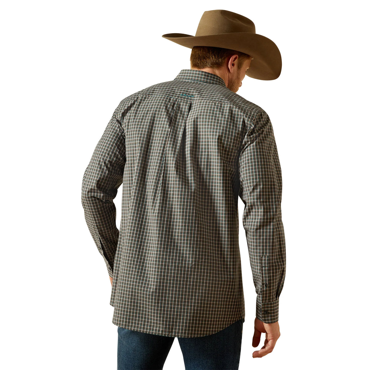 Ariat Men's Pro Series Breck Fitted Long Sleeve Shirt - Black