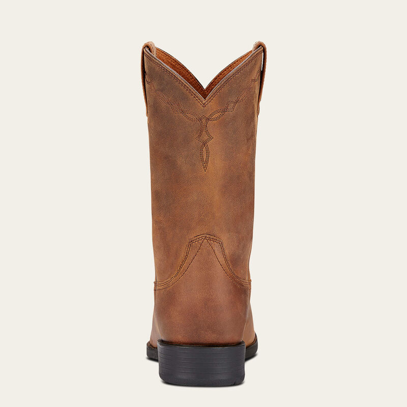 Ariat Men's Heritage Roper Western Boots - Distressed Brown