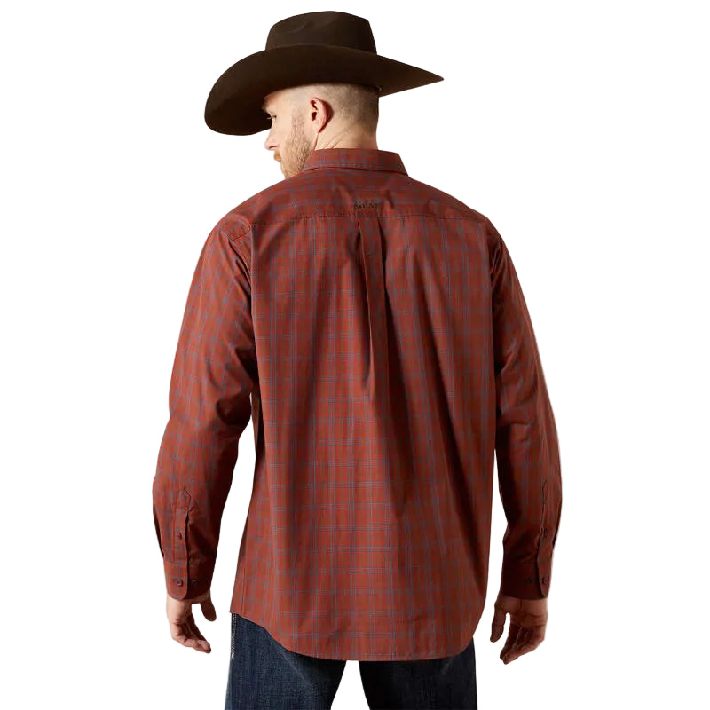 Ariat Men's Pro Series Wrenn Classic Fit Long Sleeve Shirt - Navy