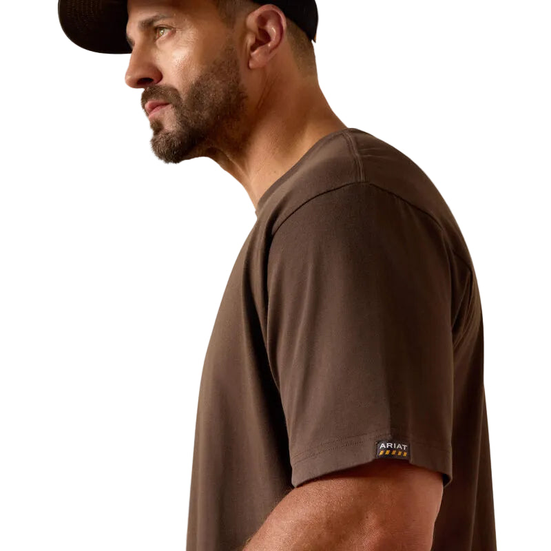 Ariat Men's Rebar Cotton Strong Standard Tee Shirt - Wren