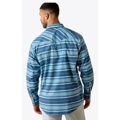 Ariat Men's Taylin Casual Series Long Sleeve Snap Shirt - Poseidon Serape - Irvine Tack & Western Wear