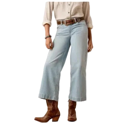 Ariat Women's Perfect Rise Clare Wide Leg Crops Jeans - Claremont