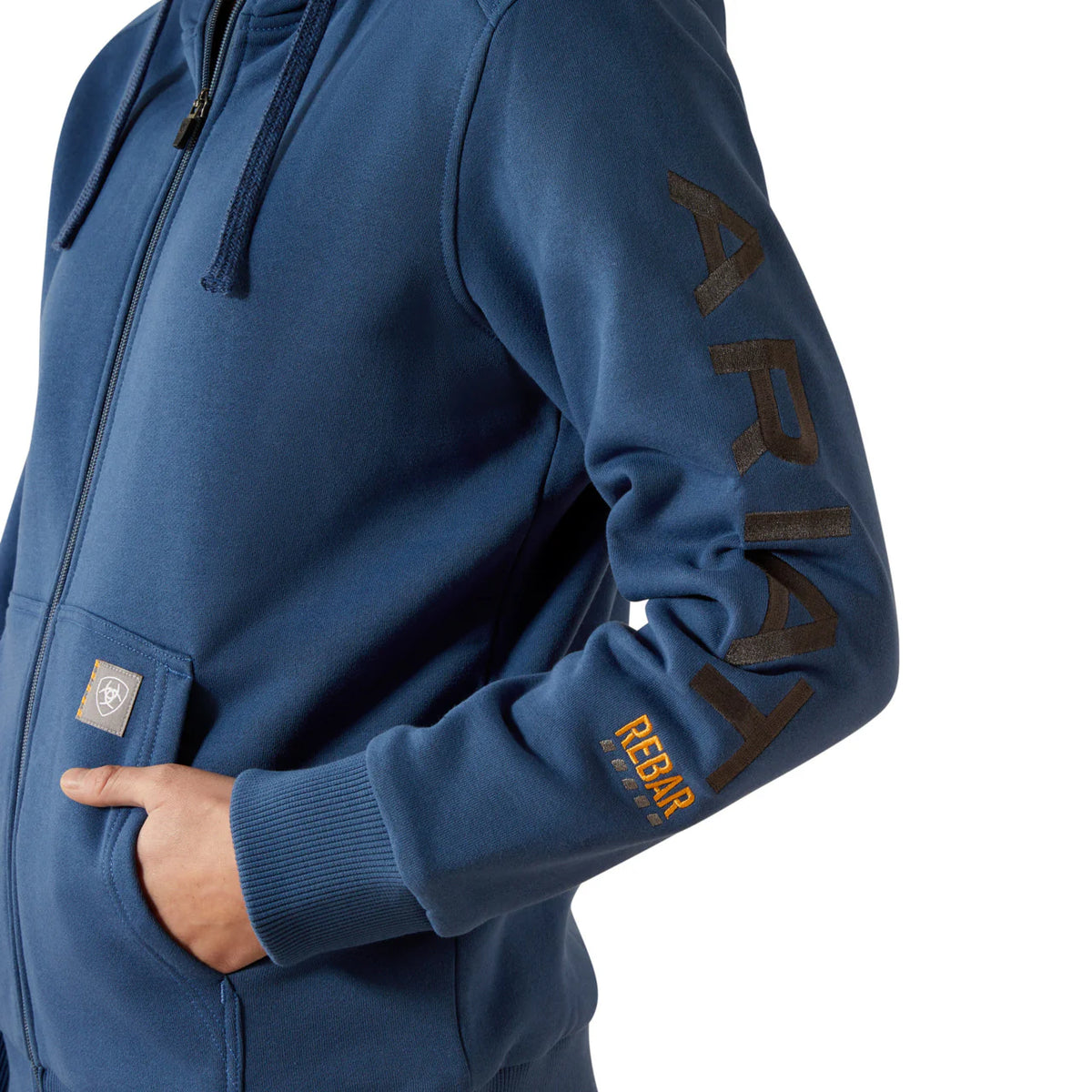Ariat Women's Rebar All Weather Full Zip Hoodie - Ensign Heather