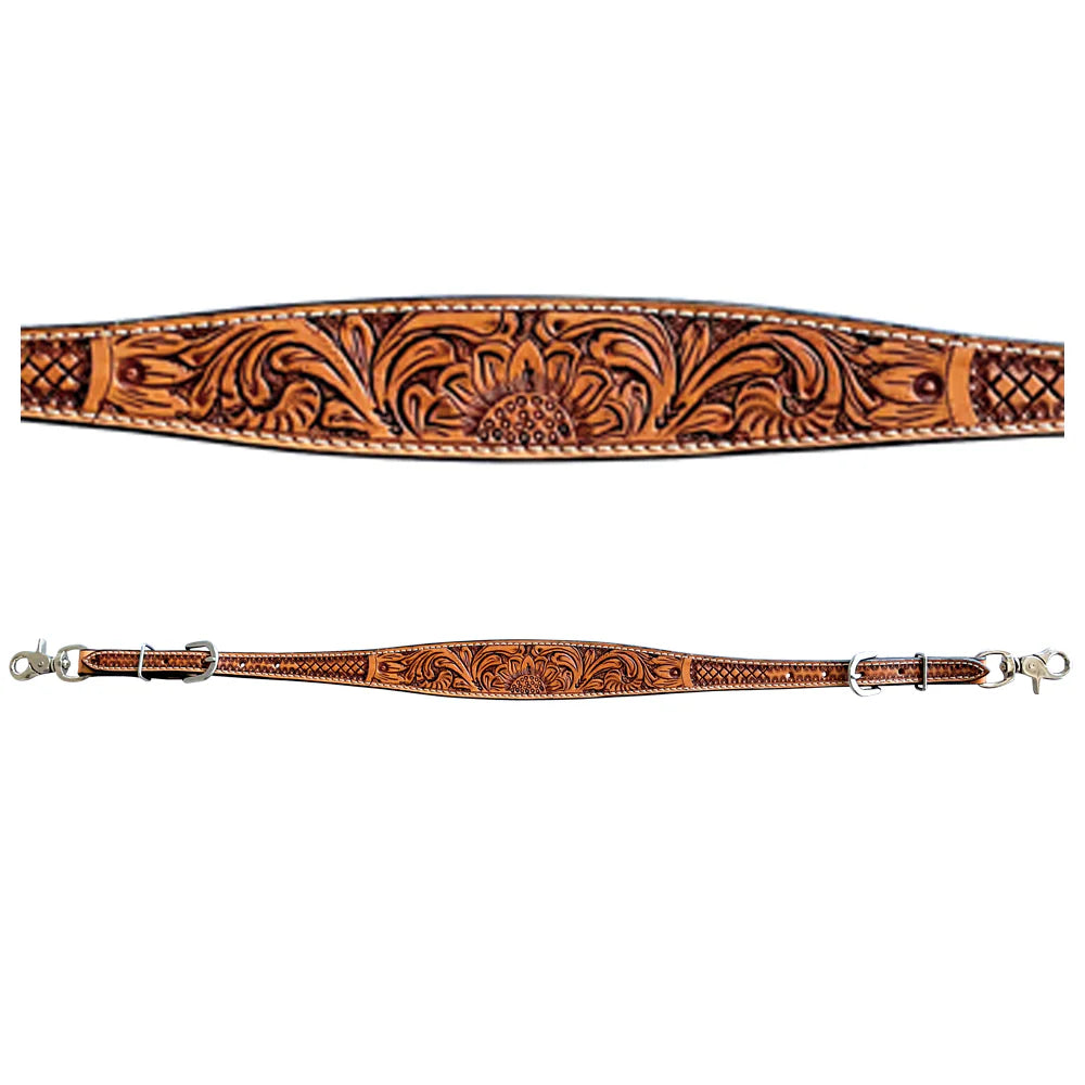 Bar H BER269-Western Leather Wither Straps
