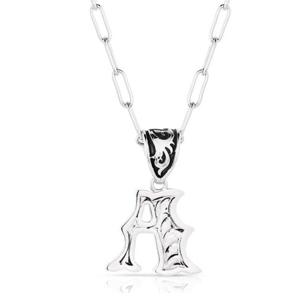 Montana Silversmiths Initial Necklace - Irvine Tack & Western Wear