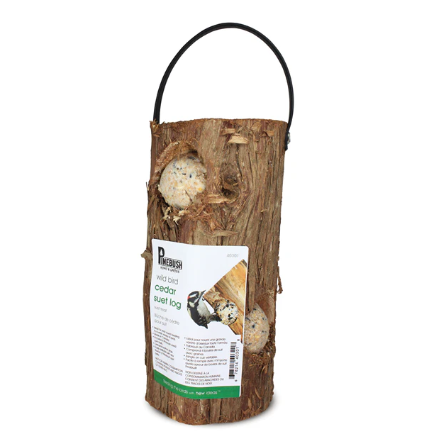 Cedar Log with Suet - Irvine Tack & Western Wear