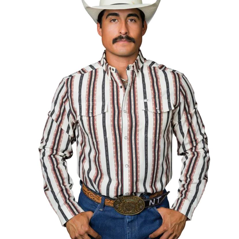 Ferrell Brand Men's The Wayne Long Sleeve Shirt- Multi - Irvine Tack & Western Wear