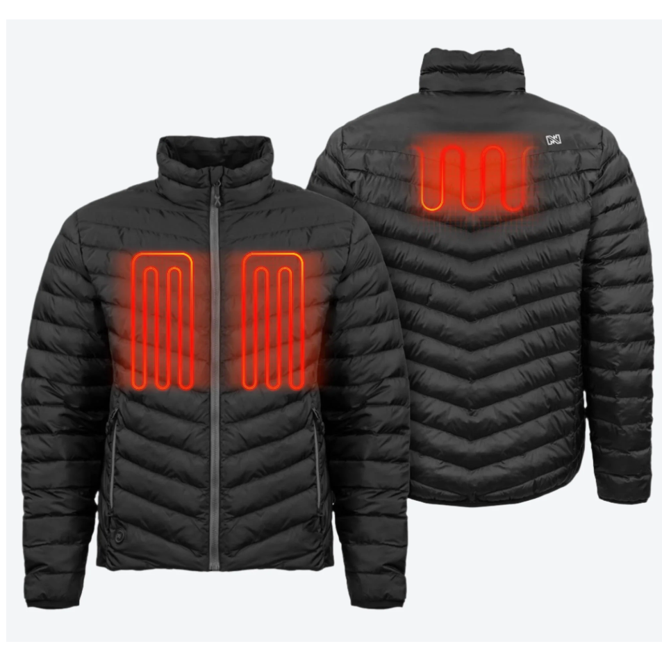 Fieldsheer Men's Heated Backcountry Xtera Heated Jacket- Black