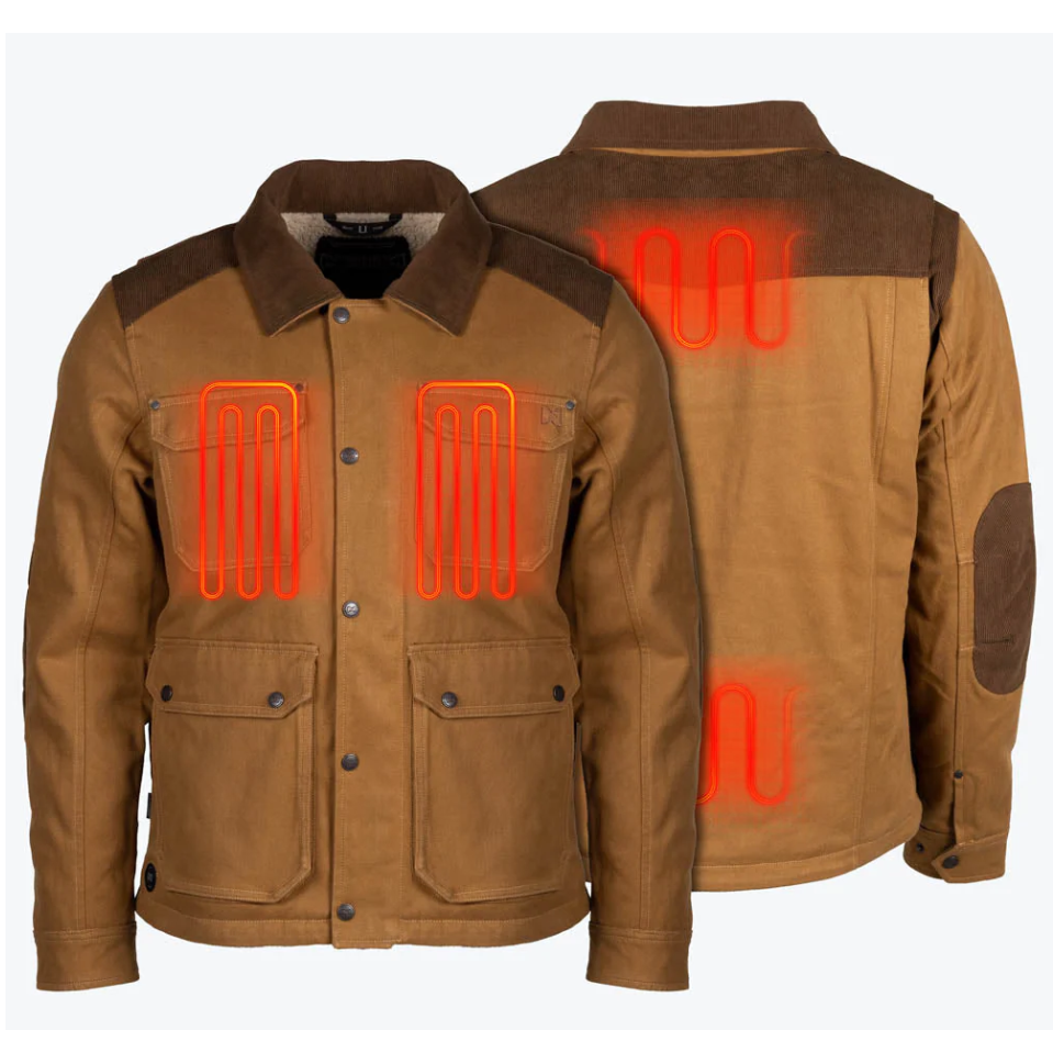 Fieldsheer Men's 3/4 Heated Long Sleeve Ranch Jacket- Tan
