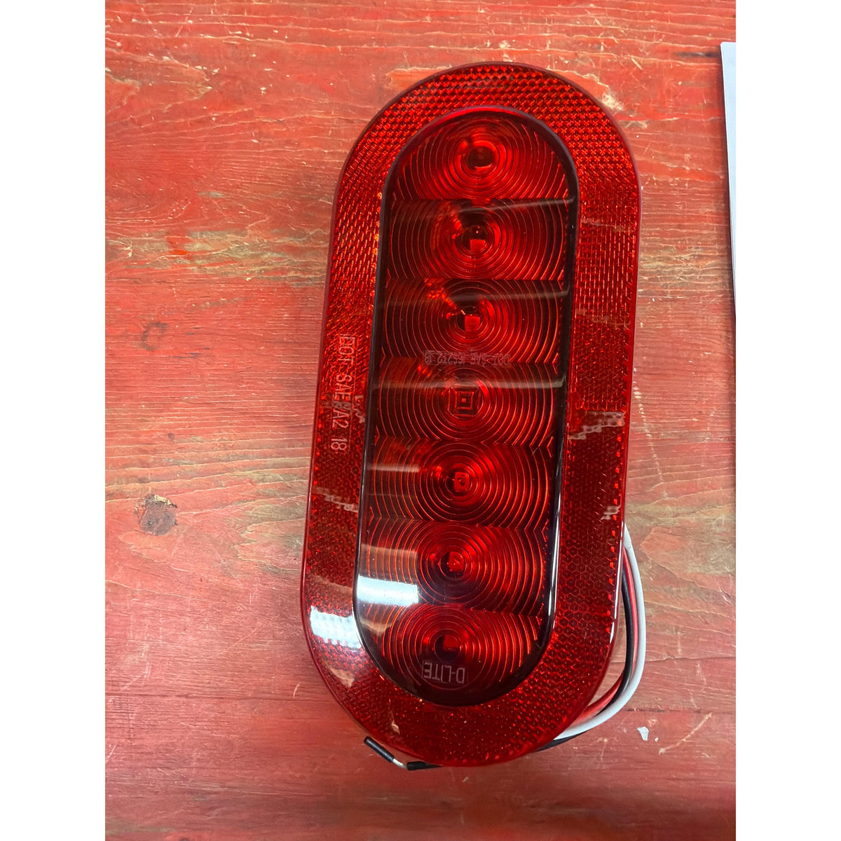 4-Star LED Tail Light with Red Bezel