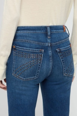 7 For All Mankind Women's Dojo Jeans- Blueleaf