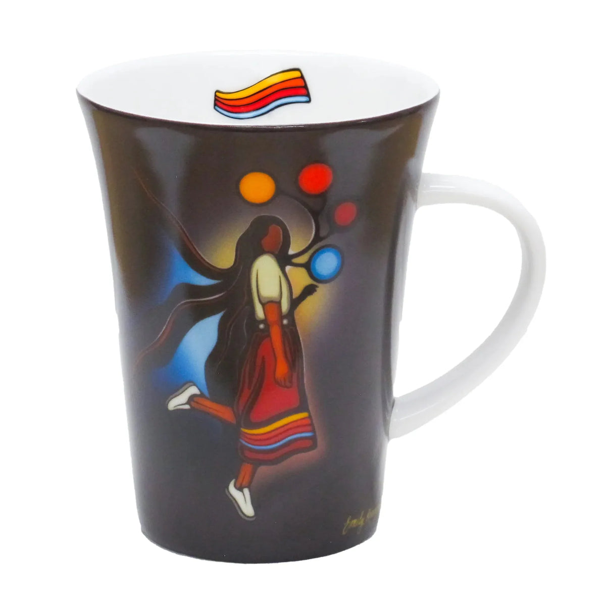 Emily Kewageshig A Skirt with a Story Mug Slender- 10 oz