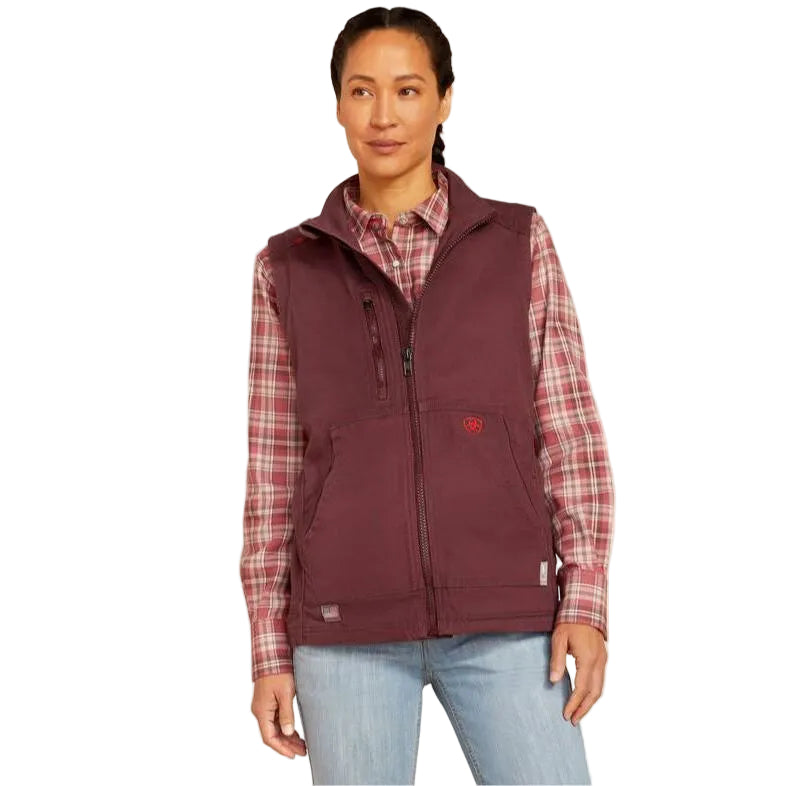Ariat Women's FR DuraLight Cordura Canvas Vest - Catawba Grape