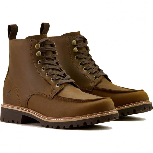 Ariat Men's Split Rock Western Boot- Distressed Dark Wheat - Irvine Tack & Western Wear