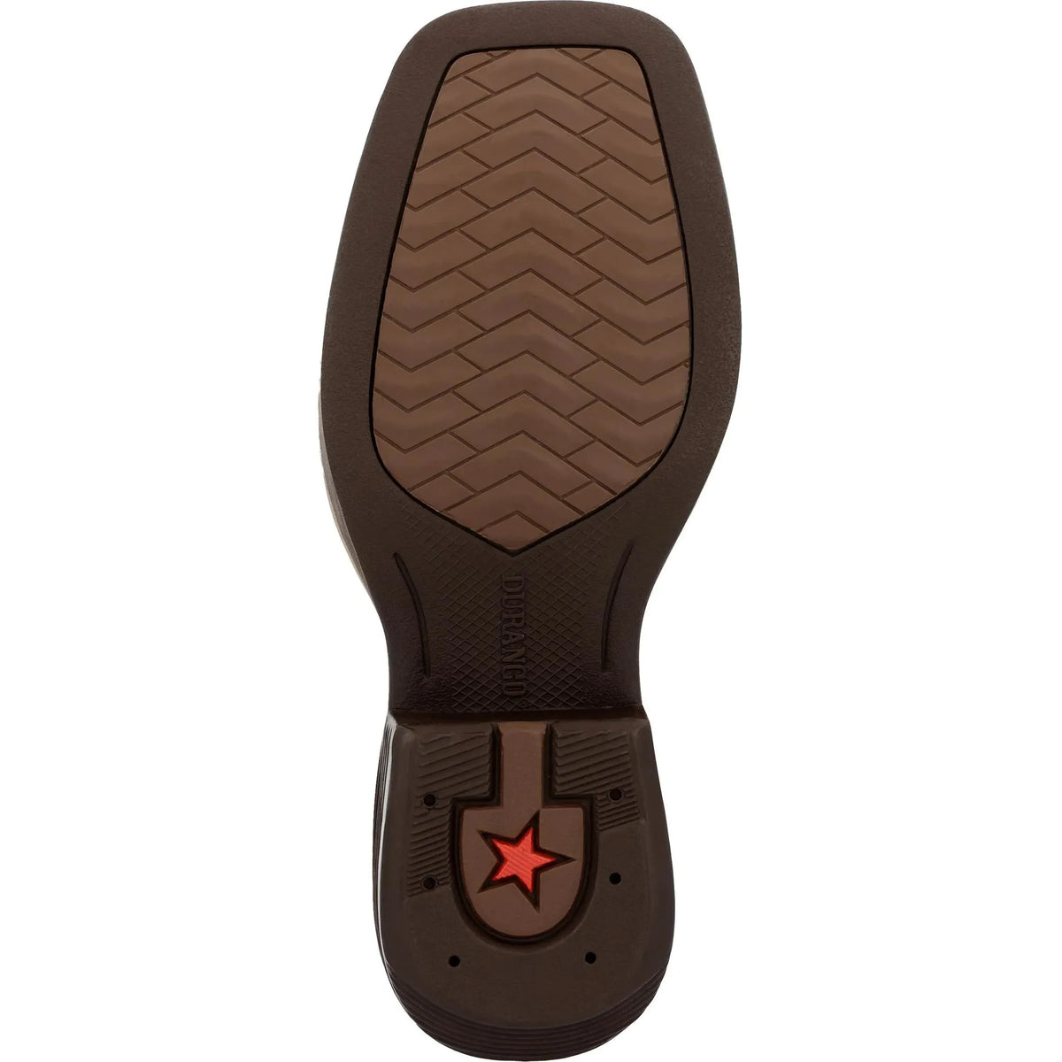 Durango Big Kids Shyloh 8 Inch Square Toe Boot - Mahogany/Dynamite Red