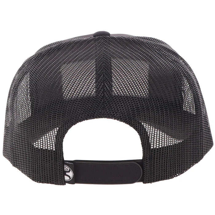 Hooey YOUTH Rank Stock Curved Bill Trucker Cap - Black