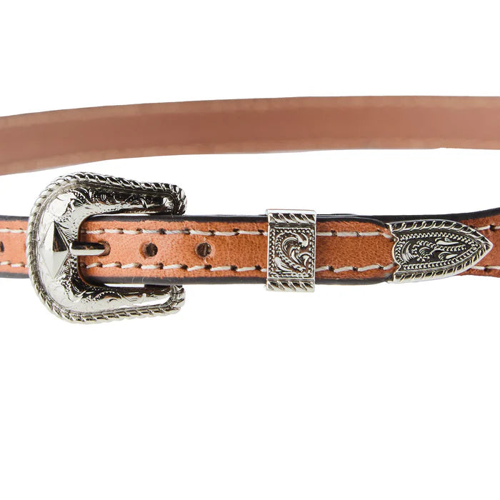 3D Ostrich Hat Band- Brown