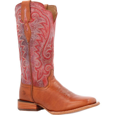 Durango womens Brown 13" Western Tawny and English Rose Western Boots