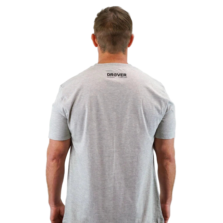 Drover Unisex Bucking Horse T-Shirt - Grey Heather