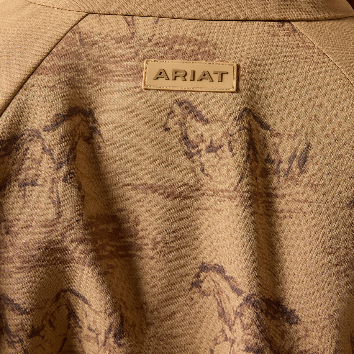 Ariat Women's Atlas Jacket - Tiger's Eye/Wild Horses Print