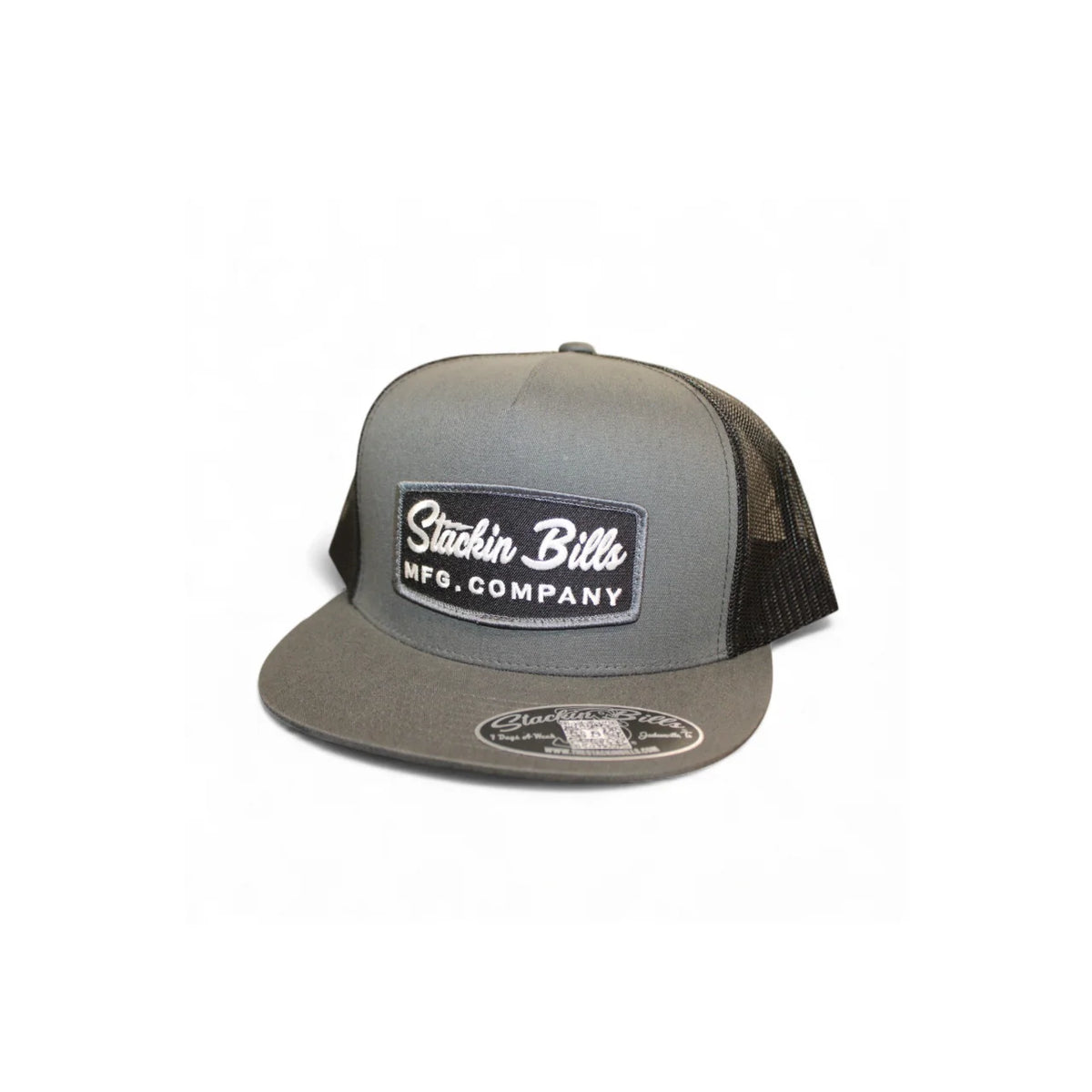 Stackin Bills Lighting Flat Billed Cap - Grey
