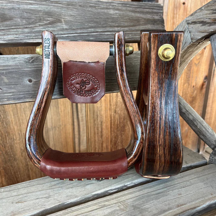 Nettles 2" Flatbottom Stirrups - Triple Finish