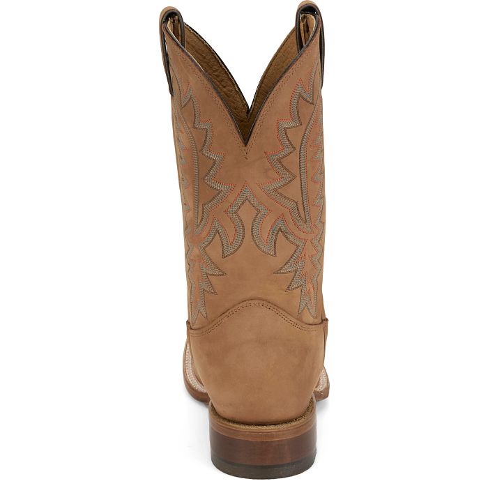 Justin Men's Rancho 11" Western Cowboy Boots- Butterscotch