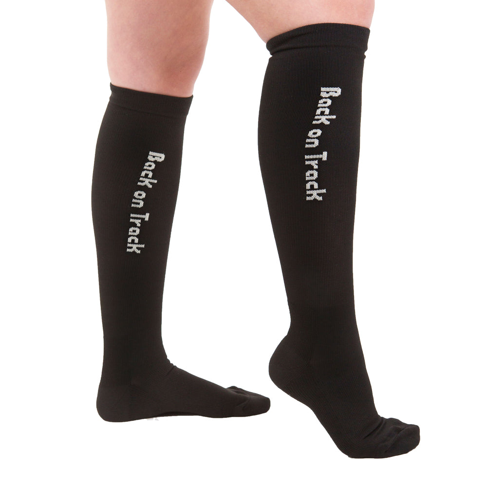 Back On Track Noah Knee High Socks - Black - Irvine Tack & Western Wear