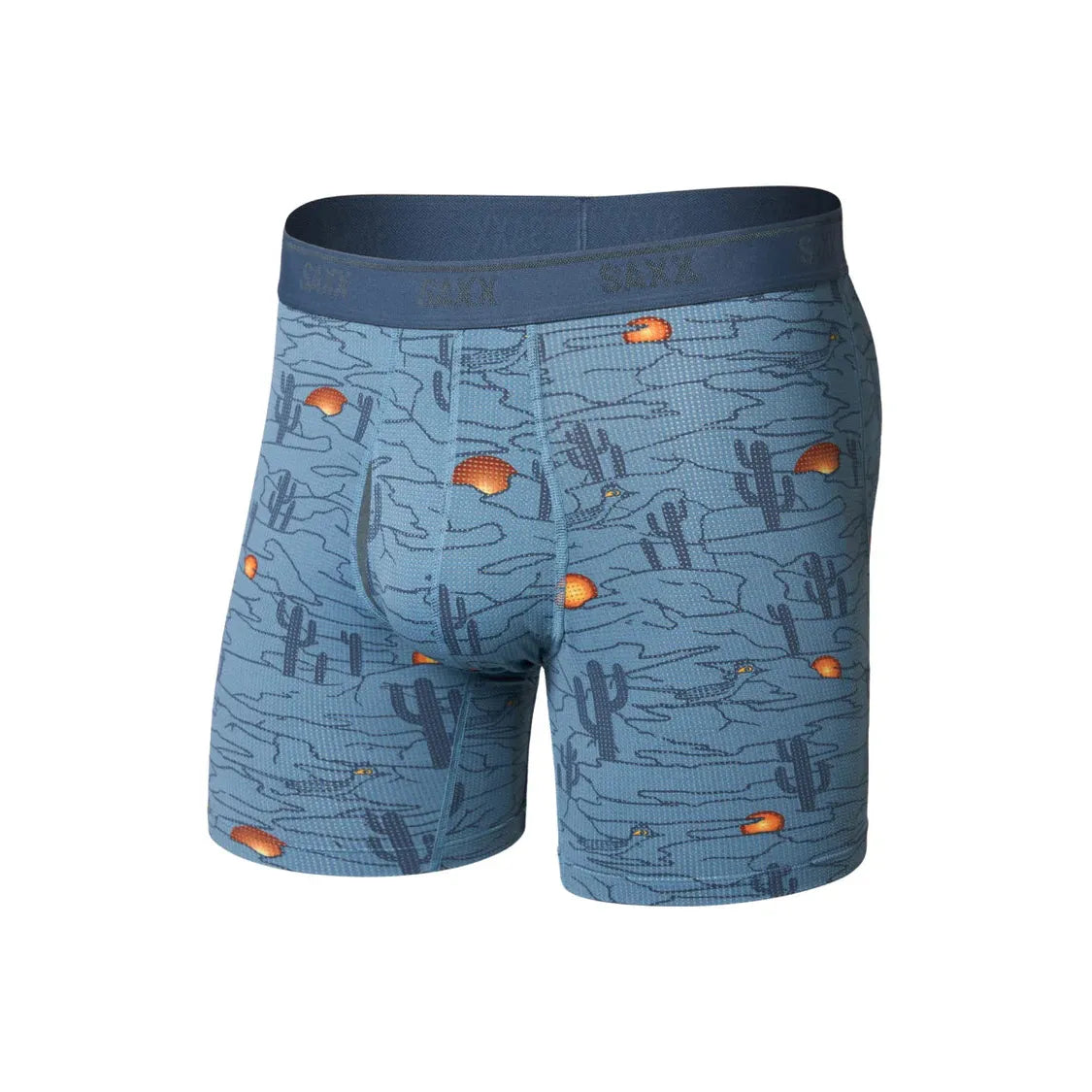 Saxx Quest Quick Dry Mesh BB Fly Canyonlands - Washed Blue
