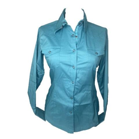 Panhandle Select Ladies LS Solid Snap Shirt