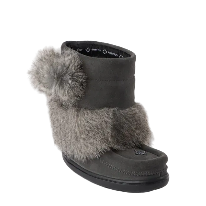 Manitobah Child Snowy Oulet Mukluk- Charcoal