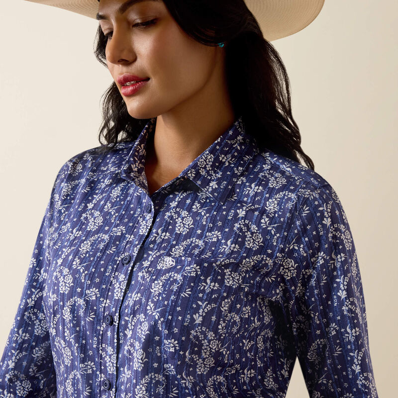 Ariat Women's Kirby Long Sleeve Stretch Shirt - Paisley Floral Print