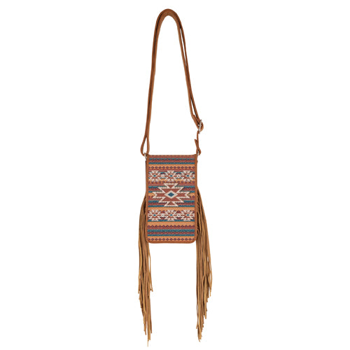 Red Dirt Hat Co Women's Crossbody Phone Bag- Neutral Southwestern
