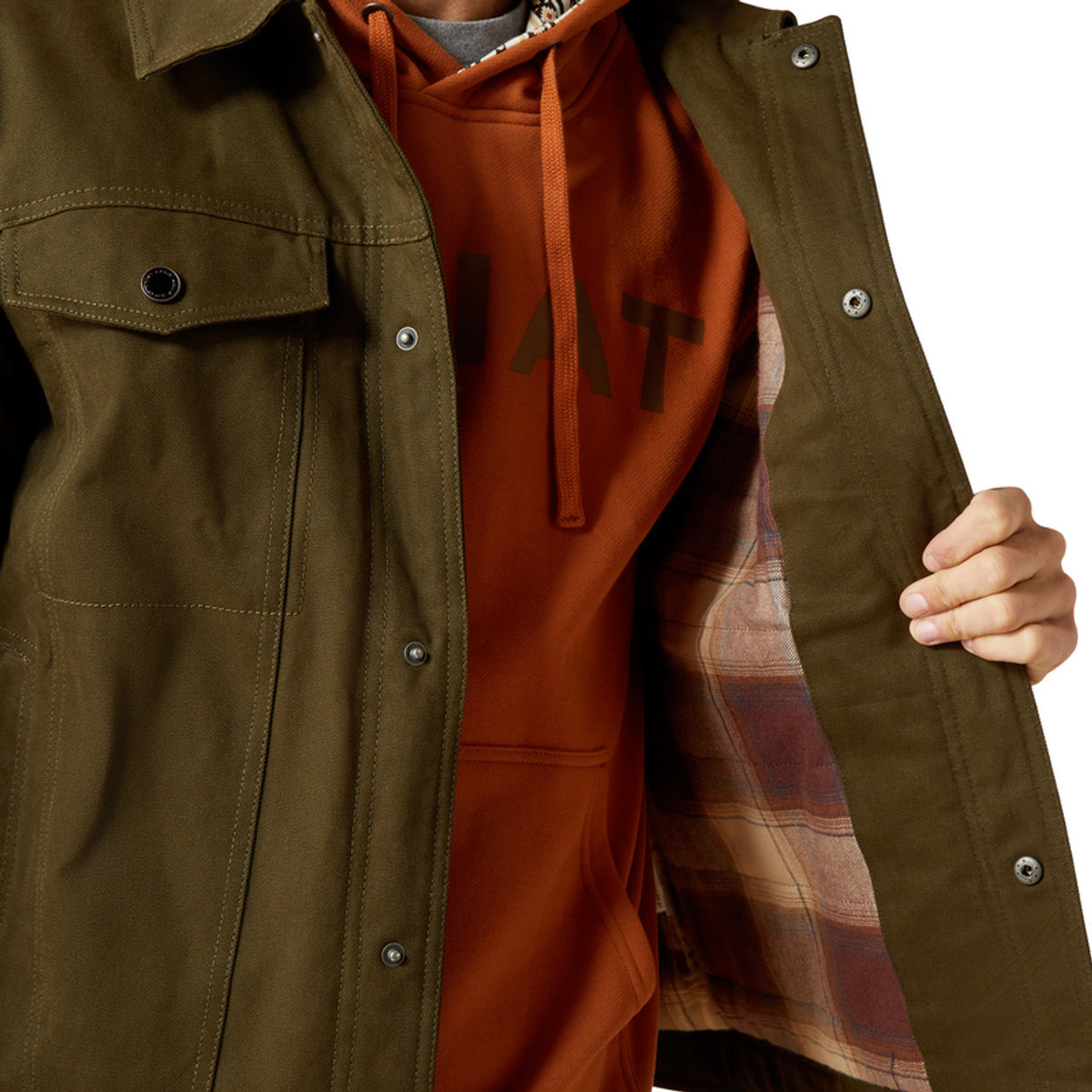 Ariat Men's Canvas Rancher Jacket - Desert Sand - Irvine Tack & Western Wear