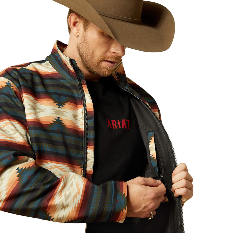 Ariat Men's Logo Softshell Jacket - Red Southwest