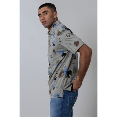 Kimes Men's Bayard Polo Short Sleeve Shirt - Sage