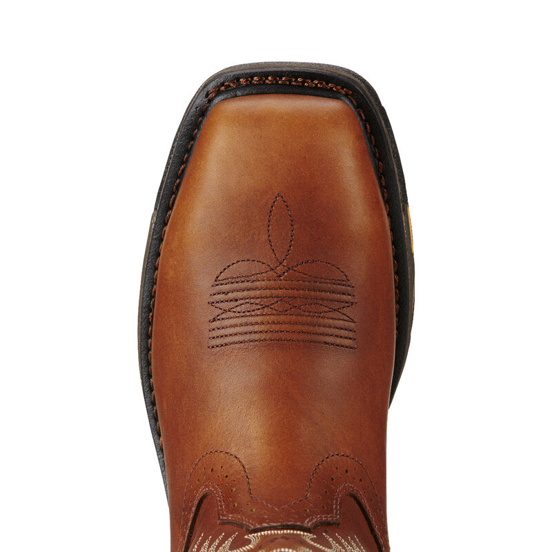 Ariat Men's Work Hog Wide Square Toe CSA Waterproof Composite Toe Work Boots - Dark per Copper - Irvine Tack & Western Wear