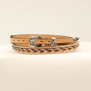 Twister Horse Hair Hat Band - Natural