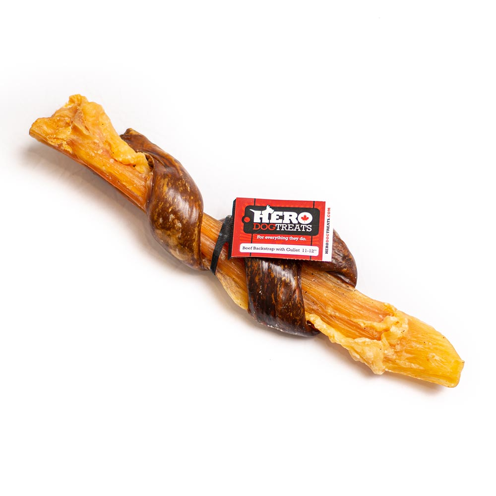Hero Dog Treats Beef Backstrap Gullet