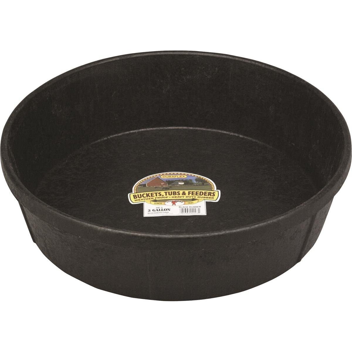 Feeder Rubber Pan H.D. 3 Gal HP3 - Irvine Tack & Western Wear