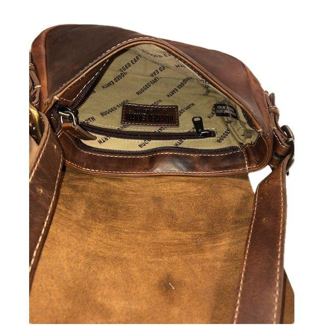 Rugged Earth Leather Purse