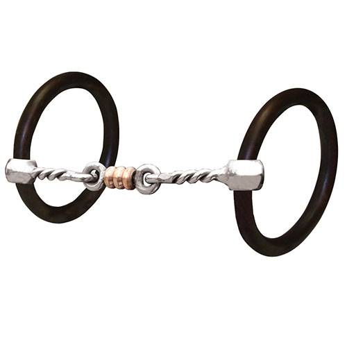 Professional's Choice Bob Avila O Ring Twist Dogbone Roller Snaffle - Irvine Tack & Western Wear