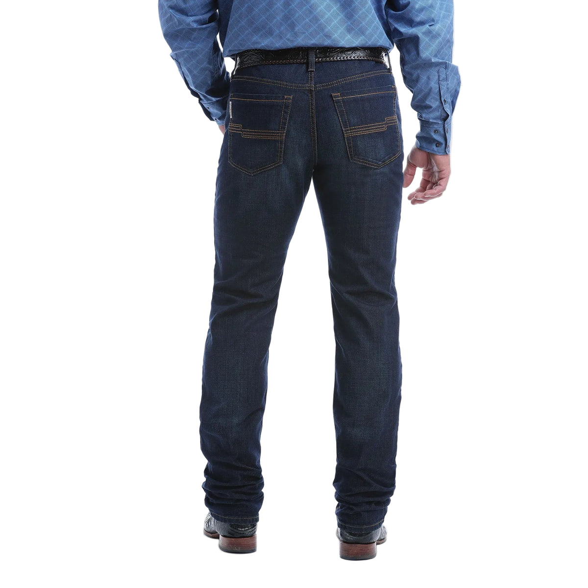 Cinch Men's Jesse Slim Straight Jeans - Medium Stone Indigo - Irvine Tack & Western Wear