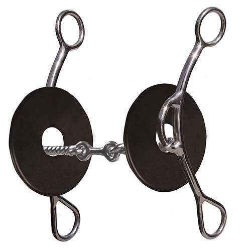 Professional's Choice Brittany Pozzi Gag Series - Three Piece Twisted Dogbone 8" Shank - Irvine Tack & Western Wear