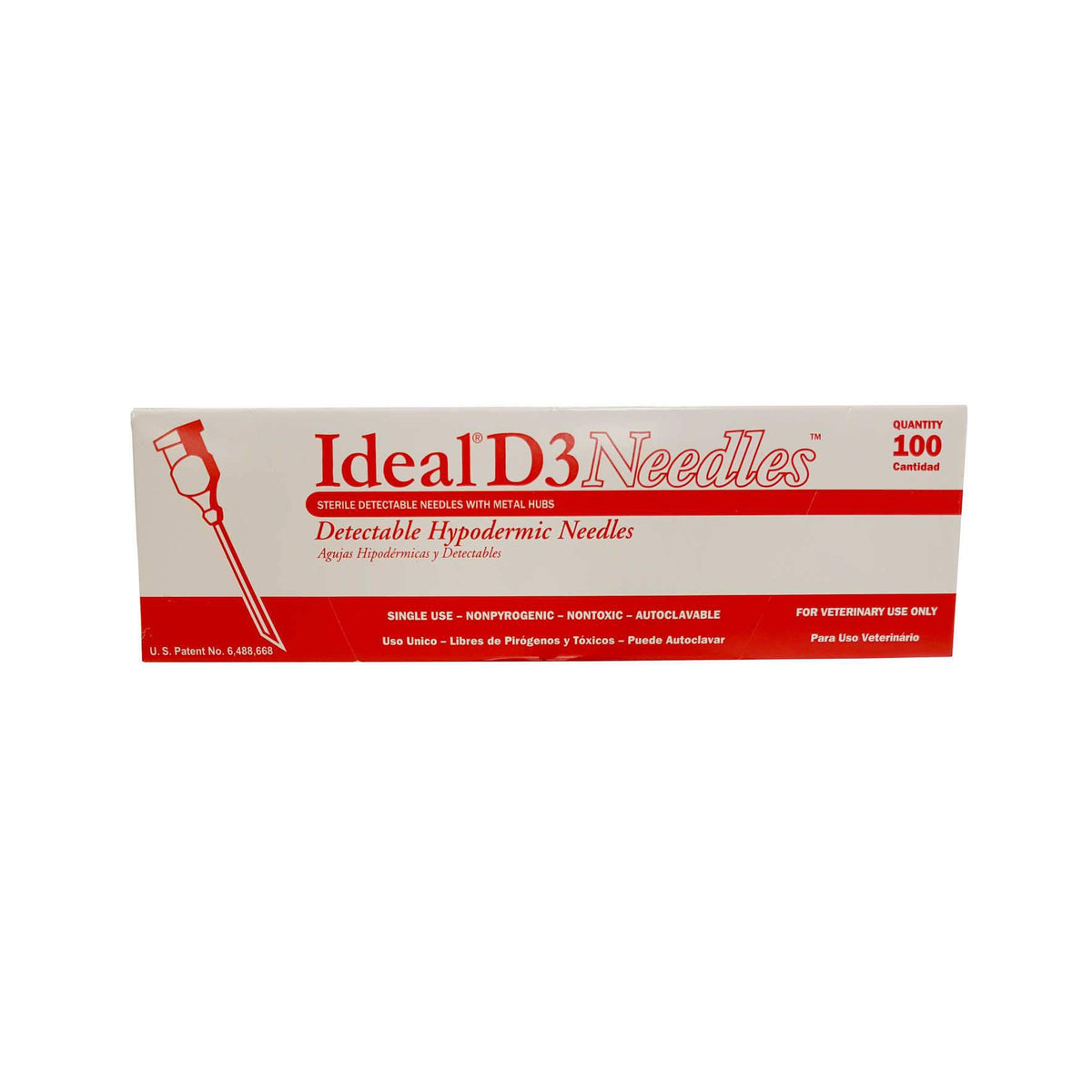 Ideal D3 Needle 20x 1/2 100pk