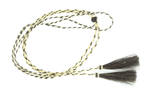 **M&F Horse Hair Stampede String w/Double Loops - Natural