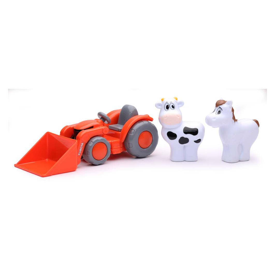 Kubota Lil Orange Tractor & Animal Playset