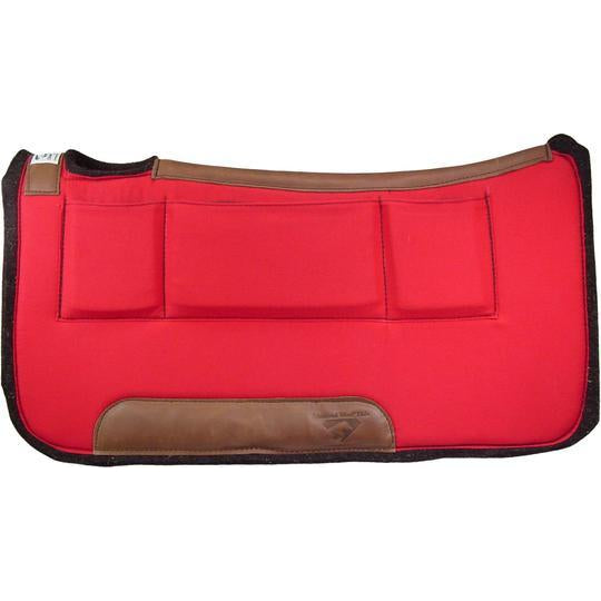 Diamond Wool Contoured Relief Pocket Pad 1" - Assorted Sizes & Colours - Irvine Tack & Western Wear