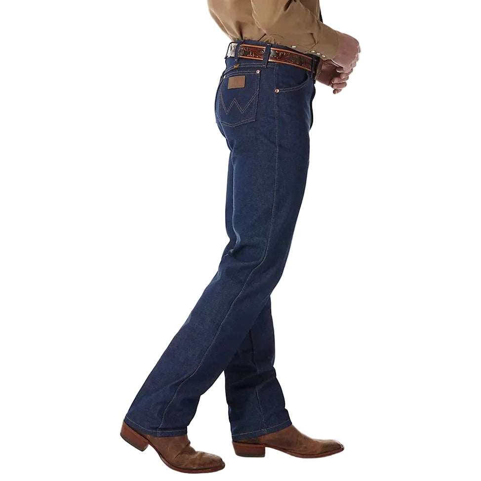 Wrangler Men's Rigid Cowboy Cut Original Fit Jeans - Rigid Indigo-Navy - Irvine Tack & Western Wear
